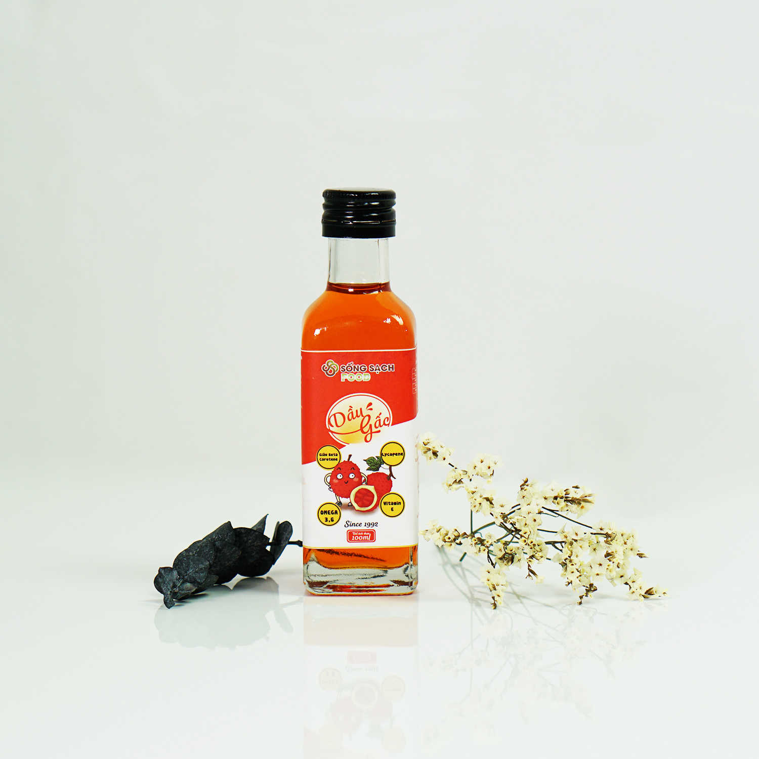 Dầu gấc cho bé ăn dặm Sống Sạch