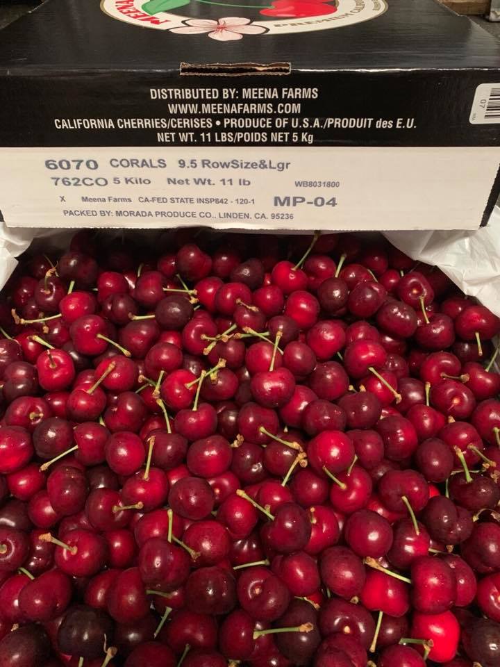 Thùng 5kg Cherry đỏ Mỹ