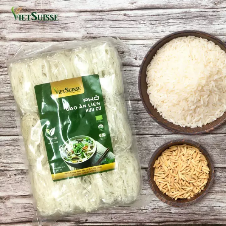 Phở gạo ăn liền hữu cơ 60g...