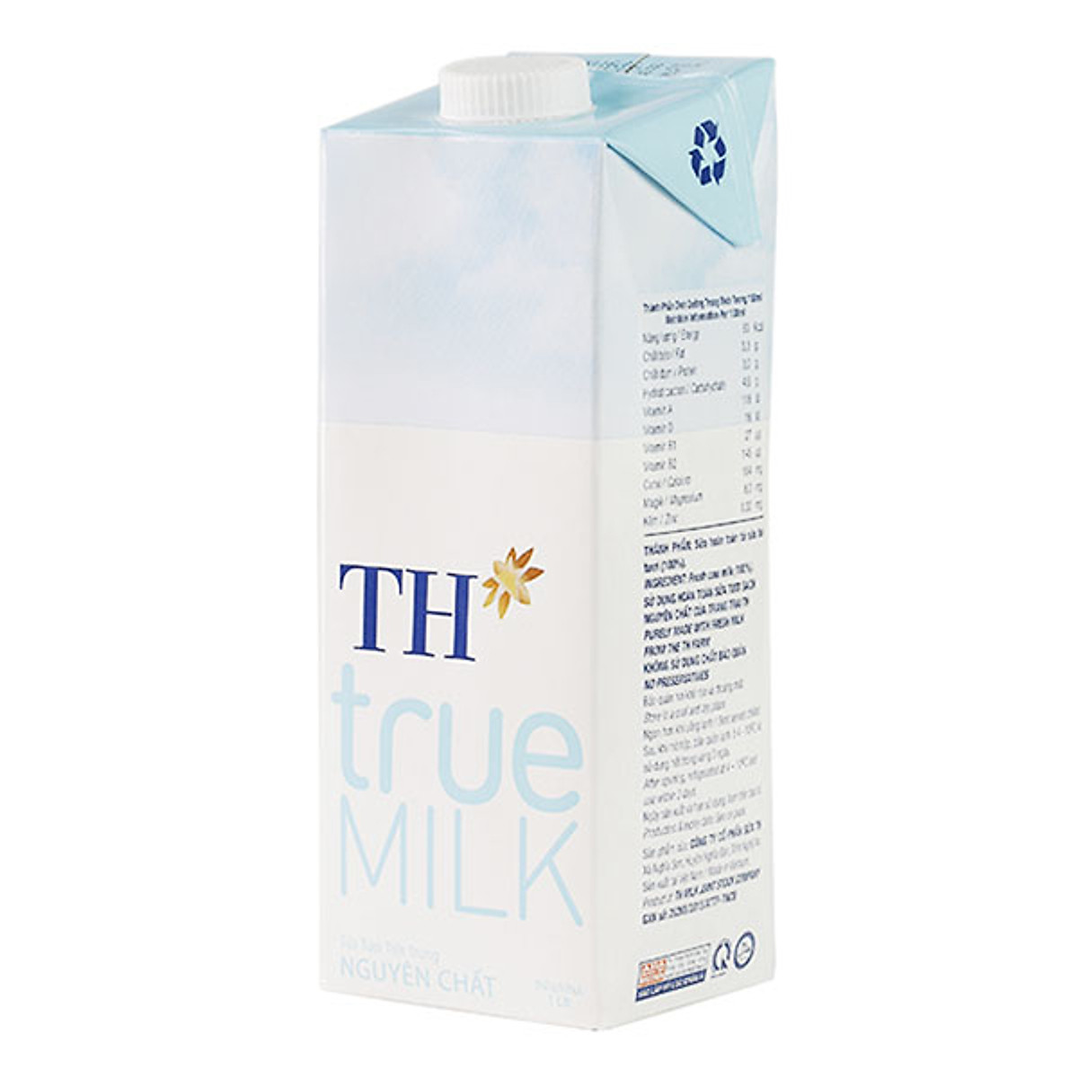Sữa tươi tiệt trùng nguyên chất TH True Milk 1l