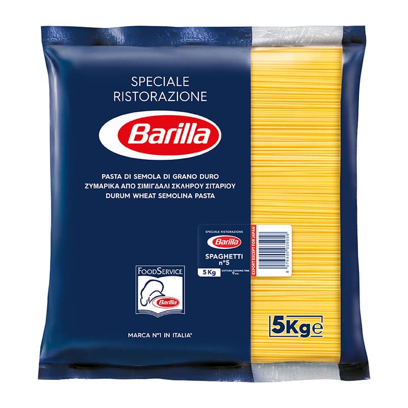[TÚI 5KG TIẾT KIỆM]Mì spaghetti Barilla số 5