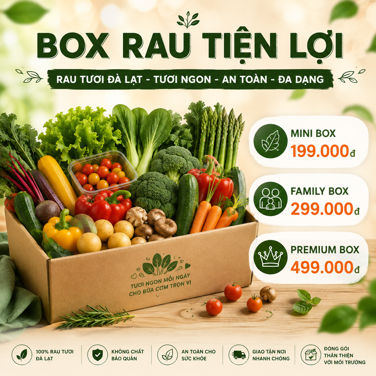 Giỏ rau 299,000đ